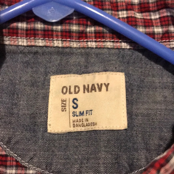 Old navy slim fit casual dress button shirt - Picture 4 of 5